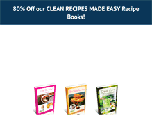 Tablet Screenshot of cleanrecipesmadeeasy.com